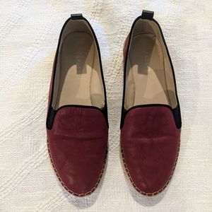 Espadrille Loafer/Flat - Red, Size 6